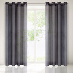  Rebecca fényáteresztő függöny finom esőszerkezettel Grafit 140x250 cm (322027)