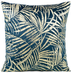  Blink26 bársony párnahuzat Sötétkék/világos arany 45x45 cm (391001)