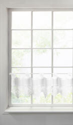  Isaac vitrázs függöny Pántos Fehér 30x150 cm (373035)