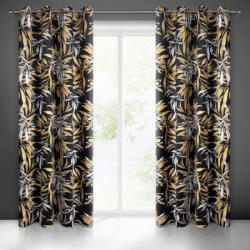  Zoja Pierre Cardin bársony sötétítő függöny Fekete/bézs 140x250 cm (385813)