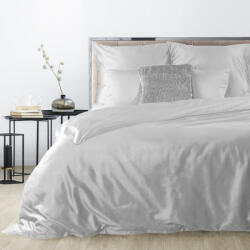  Dina egyszínű pamut-szatén ágyneműhuzat Világosszürke 160x200 cm - 70x80 cm 2db (383512)