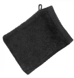 Brightenzi Frottír mosdókesztyű akasztóval 500 g/m2 Fekete 16x21 cm (HS421569)