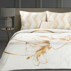 Brightenzi Blanca11 pamut-szatén ágyneműhuzat Fehér/arany 140x200 cm - 70x90 cm 1db (HS425502)