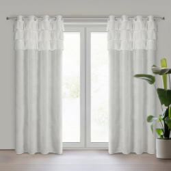 Agis fodros dekor függöny Fehér 140x250 cm (453744)