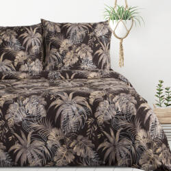  Rodos mikroszálas ágyneműhuzat Sötétbarna 160x200 cm - 70x80 cm 2db (432599)