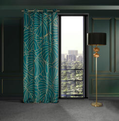  Lili2 bársony sötétítő függöny Sötét türkiz 140x250 cm (396889)