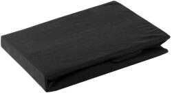  Jersey pamut gumis lepedő Fekete 220x200 cm +30 cm (397068)