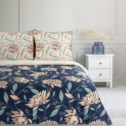  Nika49 pamut-szatén ágyneműhuzat Gránátkék 140x200 cm - 70x80 cm 1db (451816)