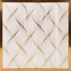 Blanca3 falikép Fehér/arany 53x53 cm (394523)