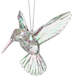 Kolibri karácsonyfadísz Átlátszó 10x9x10 cm (430051)