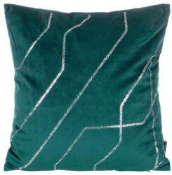  Blink37 bársony párnahuzat Sötét türkiz/ezüst 45x45 cm (395882)