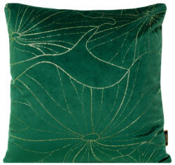  Blink25 bársony párnahuzat Sötétzöld/világos arany 45x45 cm (388708)