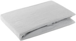 Brightenzi Jersey pamut gumis lepedő Világosszürke 90x200 cm +25 cm (HS397110)