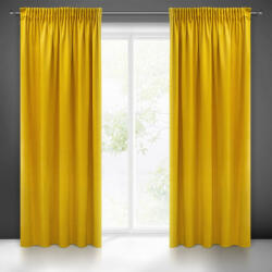 Brightenzi Sibel Pierre Cardin bársony sötétítő függöny Mustársárga 140x270 cm (HS378082)