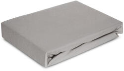 Brightenzi Jersey4 pamut gumis lepedő Ezüst 220x200 cm +30 cm (HS432718)