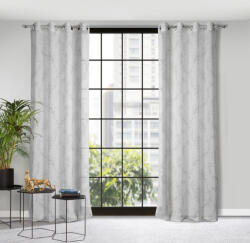  Fiore mintás dekor függöny Fehér/szürke 140x250 cm (386999)