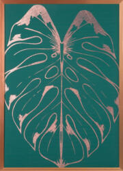  Salvia6 levél falikép Zöld/réz 53x73 cm (394542)