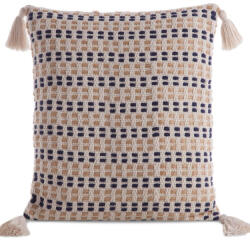  Boho9 rojtos párnahuzat Krémszín/fekete 45x45 cm (415483)