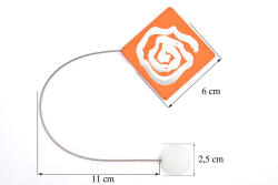  Különleges függönyelkötő mágnes 59 Narancssárga (52042)