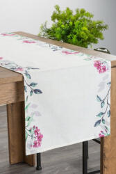 Brightenzi Lilia tavaszi asztali futó Fehér/rózsaszín 40x140 cm (HS416953)