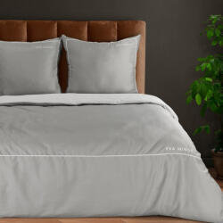 Brightenzi Eva10c Eva Minge mako-szatén ágyneműhuzat hímzett logóval Szürke 220x200 cm - 70x80 cm 2db (HS440439)
