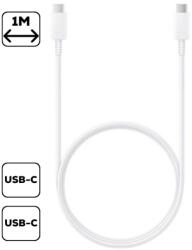 Samsung C-to-C kábel, (5A), Fehér - reparoshop
