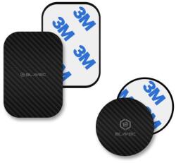 Blavec Metal Plate placa metalica pentru suport magnetic pentru telefon mobil 2buc, carbon