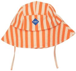 Tinycottons gyerek pamut sapka STRIPES BUCKET HAT narancssárga, pamut, SS25-422 - narancssárga 54/56