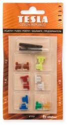 TESLA Késes biztosíték bliszter MINI alacsony villa (1TF117)