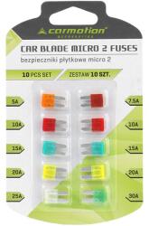 CARMOTION Lapos biztosíték bliszter MICRO-2, 10 db, Carmotion