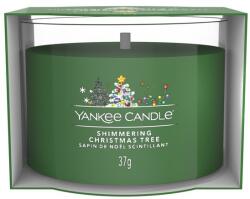 Yankee Candle Üvegbe Töltött Mintagyertya Shimmering Christmas Tree - yankeegyertya