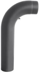 DARCO Kályha Bekötő Könyök Tisztító Nyílással (rövid) 130mm 90° (kgr130/90-cz2/wk) - greenflames