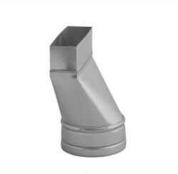 DARCO TÉGLALAP-KÖR ÁTALAKÍTÓ FEKTETHETŐ 80MM/150x50MM (RDSS080/150x50-OC-NS)