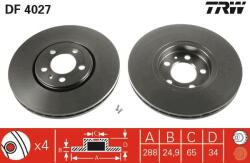 TRW Disc frana TRW DF4027 - statia-auto