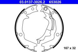 ATE Set saboti frana, frana de mana ATE 03.0137-3026.2 - statia-auto