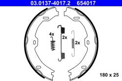 ATE Set saboti frana, frana de mana ATE 03.0137-4017.2 - statia-auto