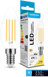 Modee LED Izzó Filament Gyertya C35 4W E14 360° 2700K (470 lumen) ERP (ML-CF2700K4WE14)
