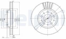 DELPHI Disc frana DELPHI BG2841 (BG2841) - fixbox