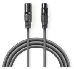 Nedis COTG15012GY150 DMX adapter kábel, XLR 3 tűs apa | XLR 3 tűs anya | Nikkelezett | 15, 0 m | kerek | PVC | Sötétszür (COTG15012GY150) - mulan