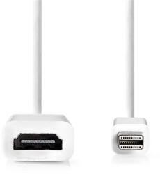 NEDIS mini display port dugó - HDMI aljzat adapter, CCGB37650WT02 (CCGB37650WT02)