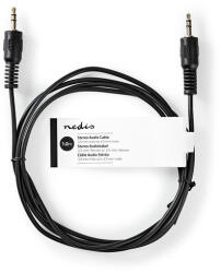 Nedis USB-A - USB-C kábel, USB2.0, 15W, hossz 1m, CCGL60600BK10 (CCGL60600BK10)