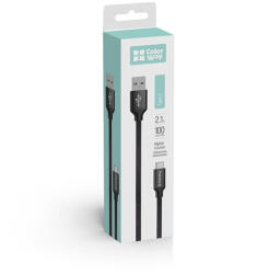 ColorWay Kábel, USB Type-C 2.1A 1m black (CW-CBUC003-BK) (CW-CBUC003-BK)