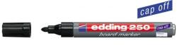 edding Tábla- és flipchart marker, 1-3 mm, kúpos, EDDING 250, fekete