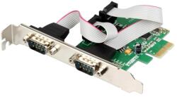 BLACKBIRD PCI-E Bővítőkártya 2x Soros RS-232 port (BH1261) - digitalgo