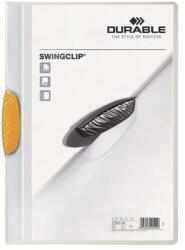 DURABLE Gyorsfűzõ, klipes, A4, DURABLE "Swingclip® 30", sárga (DB226004) - tonerprint