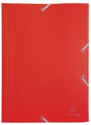 Exacompta Gumis mappa, PP, A4, EXACOMPTA "Opak", piros (EX55905E) - pritone
