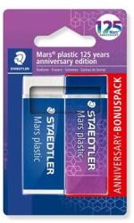 STAEDTLER Radír, STAEDTLER "Mars® Plastic 526, 125 years", kék-lila (2 db) (TS52650MABK2)