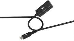 ISY IHD-9030 Type-C HDMI adapter, Ultra HD, 4K, fekete (IHD-9030)
