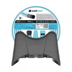 Cellfast víztömlő 1/2" 20m 3rétegű + fali tartó 10-450 basic set