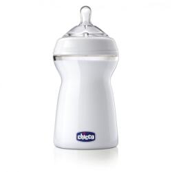 Chicco Бебешко шише Chicco - Natural Feeling, силиконов биберон, 3 капки, 330 ml (N0203) - ozone